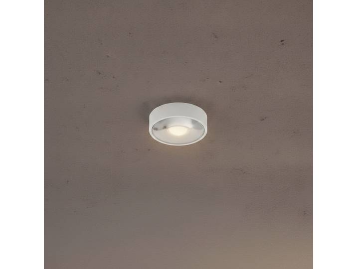 Strakke plafondlamp Grix wit Lyora - 120835