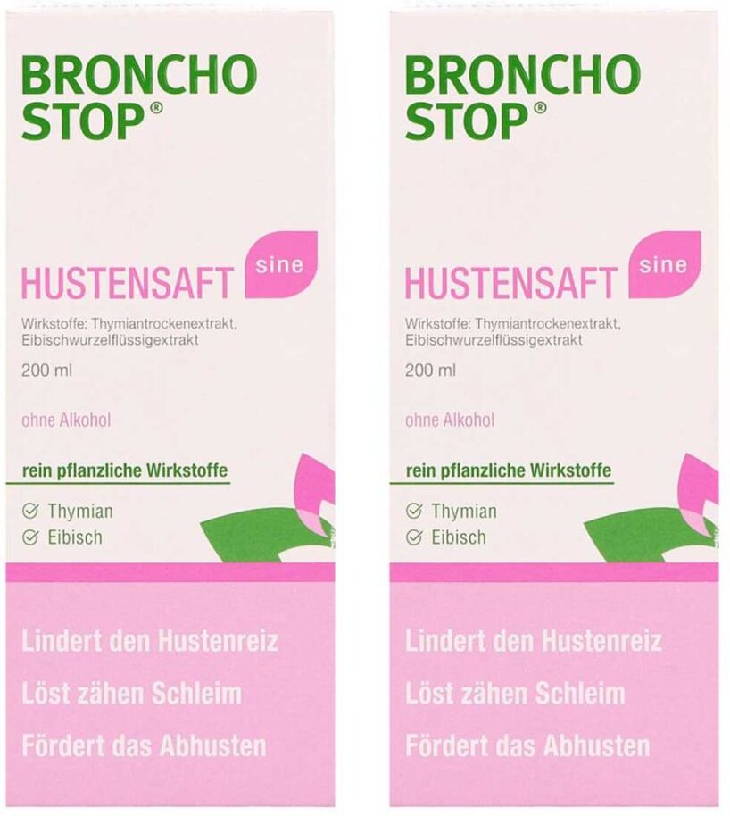 BRONCHOSTOP sine Hustensaft 2x200ml