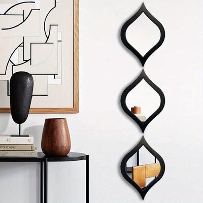 Fusion Finds Modern Teardrop Wall Mirror Set Of Decorative Acrylic Mirrors For Living Room & Bedroom Modern Teardrop Wall Mirror Set Of Decorative Acrylic Mirrors For Living Room & Bedroom