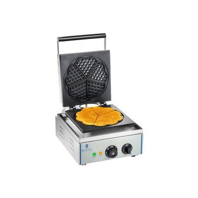 Royal Catering Waffeleisen mit 1.500 Watt - herzförmig