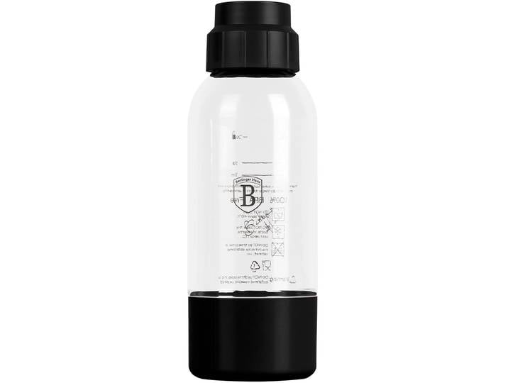 Wassersprudler-Flasche, 0,5L, schwarz