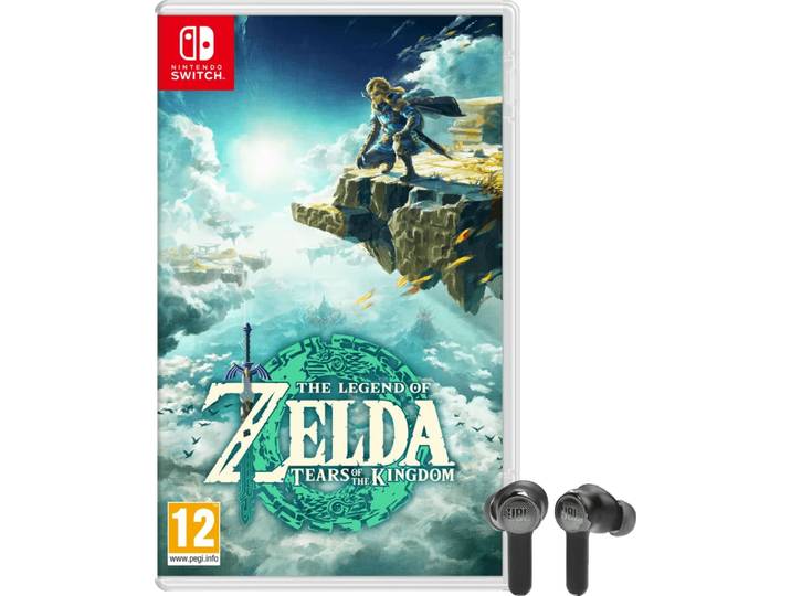 The Legend of Zelda Tears of The Kingdom Nintendo Switch + JBL Quantum TWS