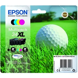 Epson, Druckerpatrone, 34XL DuraBrite Ultra Multipack (BK, C, M, Y)