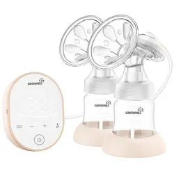 Grownsy, Milchpumpe, double breast pump (pink)