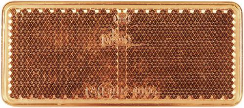 SecoRüt Refklektor Rechteck Orange (L x B) 90mm x 40mm