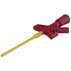 Hirschmann Test & Measurement KLEPS 1600 rt Sicherheits-Abgreifklemme Steckanschluss 2 mm CAT II Rot 975106101