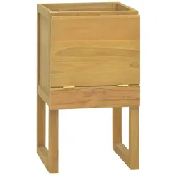 Helloshop26 - Eleganter Badezimmerschrank 41 x 40 x 75 cm aus natürlichem Teakholz