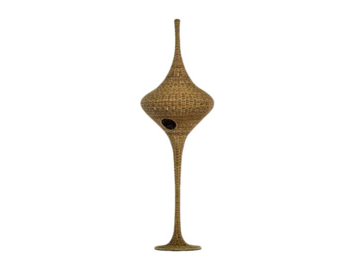 GERVASONI lampadaire SPIN M (Naturel - Rotin)
