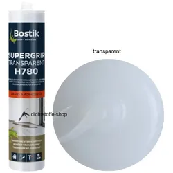 Bostik H780 Supergrip Transparent 1K Hybrid Kleb Dichtstoff 310g Kartusche