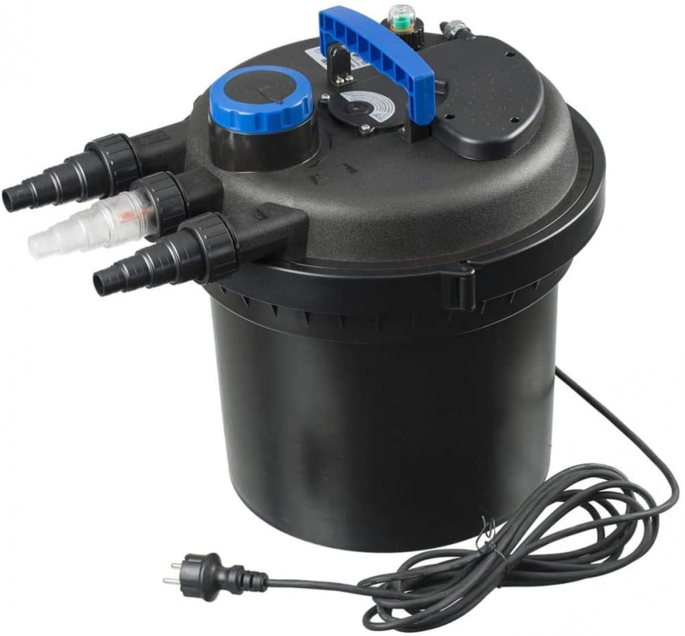 Altadex 1355413, Teichfilter, Schwarz, 18000 l, 5000 l/h, 510 mm, 38 cm