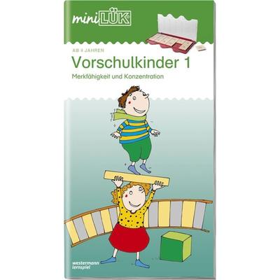 miniLÜK - Vorschulkinder 1, Geheftet von Heinz Vogel, Westermann Lernwelten GmbH, 978-3-89414-101-1