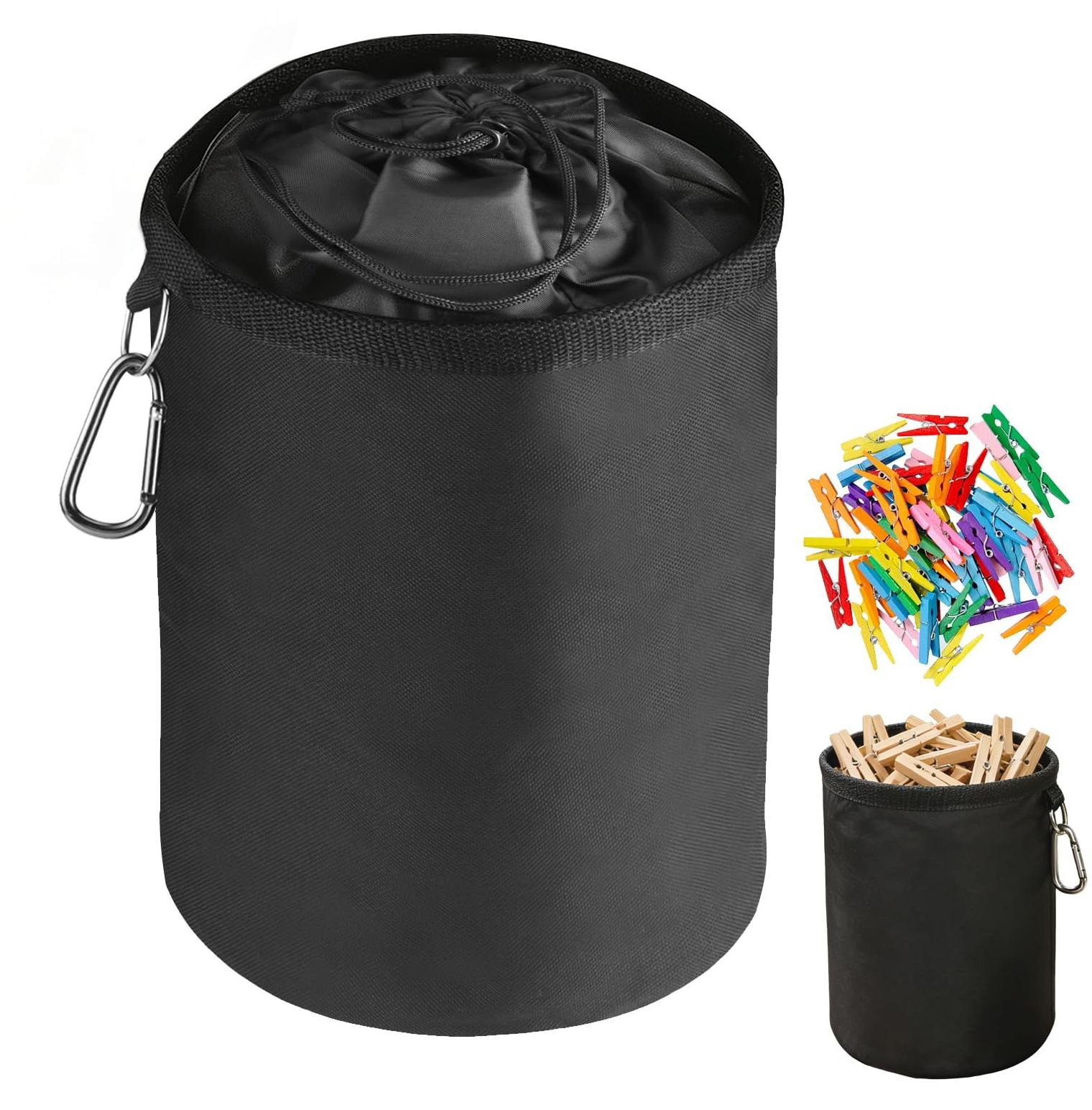 Dripio Opbergzak voor wasknijpers, Oxford 600D, waterdicht, 20 x 28 cm