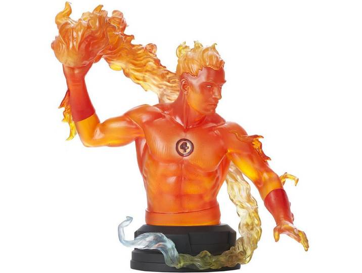 Diamond Select Actionfigur MARVEL COMIC HUMAN TORCH BÜSTE