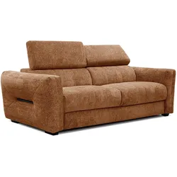 SOFA CALVERA 3-Sitzer, dunkelorange