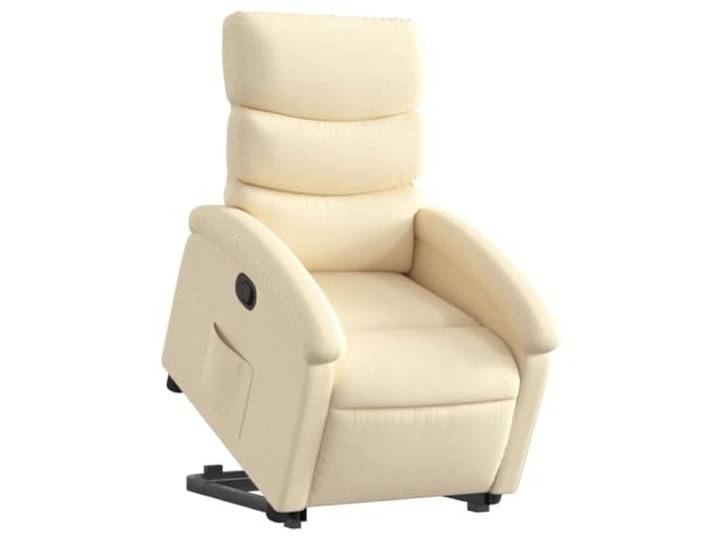 vidaXL Relaxsessel mit Aufstehhilfe Creme Stoff