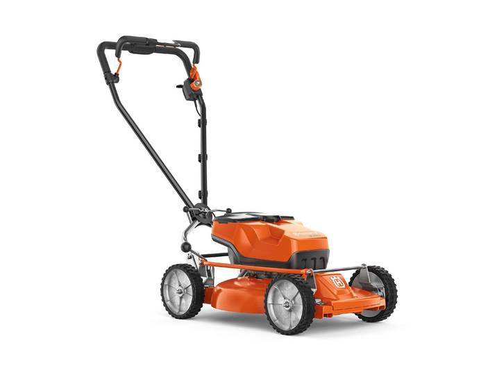 Akkurasenmäher HUSQVARNA LB 448iV , orange, anthrazit, Rasenmäher, Akkurasenmäher, Akku-Rasenmäher mit Eigenantrieb mit PowerBoost