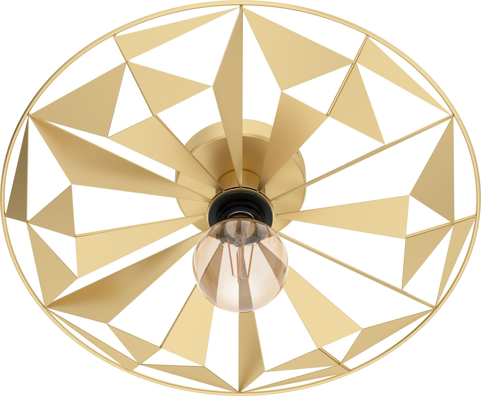 Eglo Castanuelo LED plafondlamp, rond, goud, E27