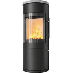 Kaminofen Hark 110 ECOplus 6 kW - Naturstein - Korpus: graphit