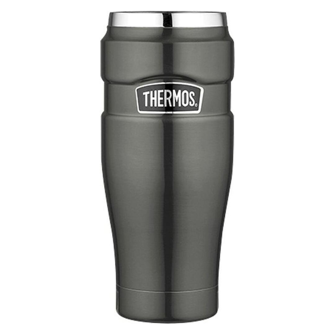 Thermos Wasserdichter Thermobecher 0,47l Metallic-Grau (0.47 l) (TH-160025)
