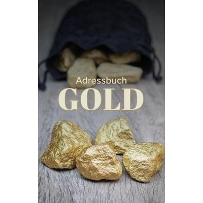 Adressbuch Gold, Taschenbuch von Journals R. Us, Journals R Us, 978-1-63589-145-4