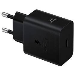Samsung Samsung Schnellladegerät 45W Ladeadapter 45 W USB-C® Schwarz Innenbereich mit Gerät-Eurostecker EP-T4511NBEGEU