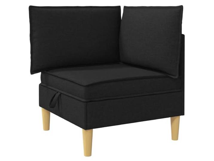 Sofa mit Stauraum Stoff, Quadratischer Lager-Ottoman, Modernes Design Stoffbezug, Holzrahmen, schaumstoffgefülltes Kissen, großes Stauraumfach, minimalistisch, pflegeleicht