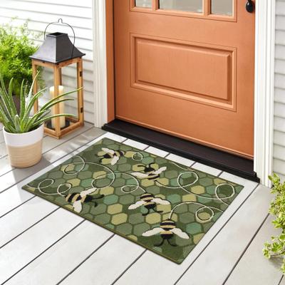Lush Decor Esencia Bee Free Indoor/Outdoor Mat