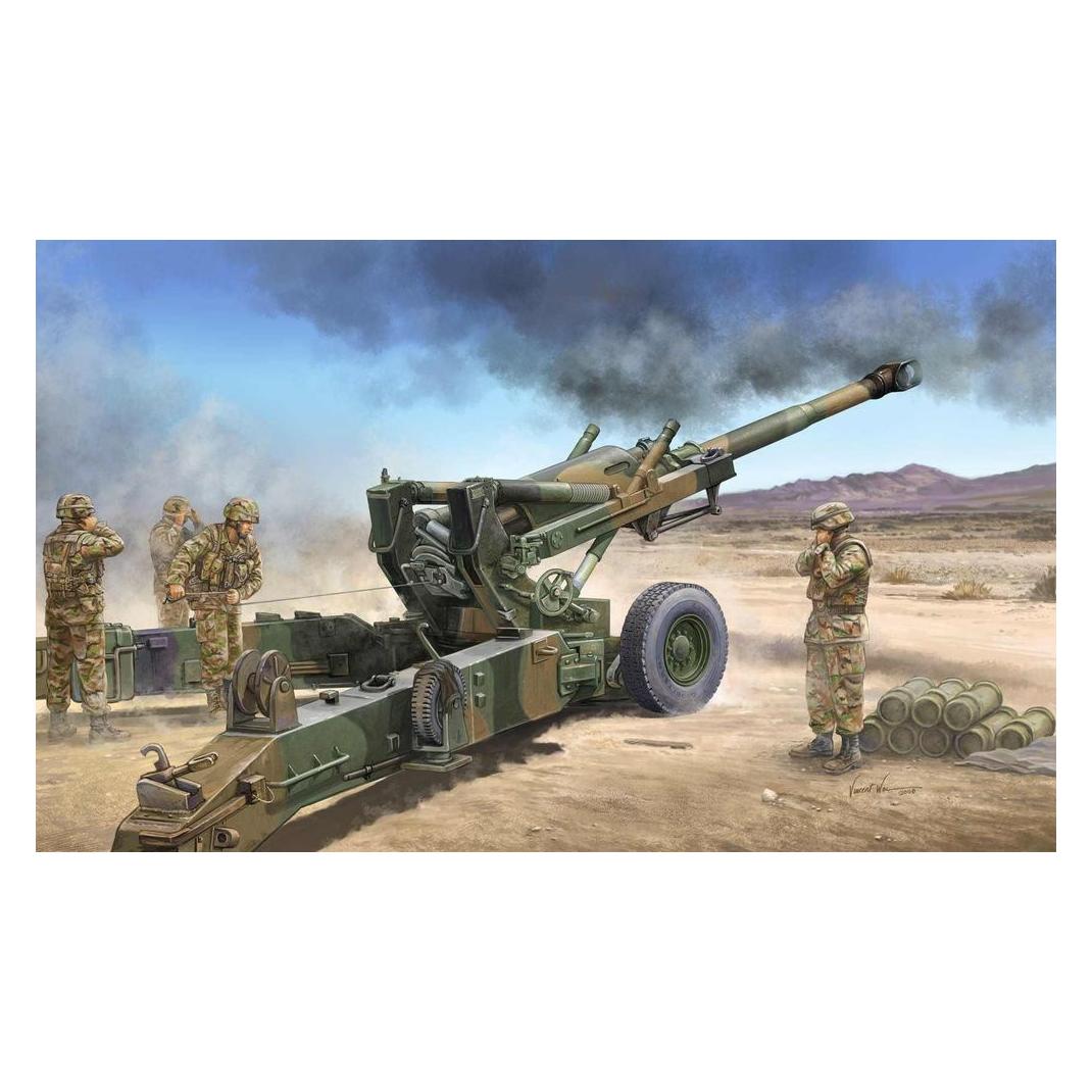 Trumpeter US M198 155mm Medium Towed Howitzer Early Version (02306)