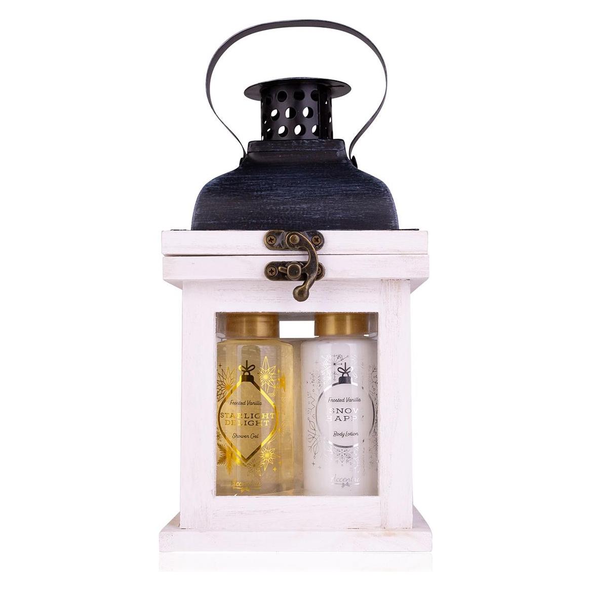 Accentra Geschenkset für Frauen WINTER MAGIC in schöner Holzlaterne (Körperpflegeset) (49868501)