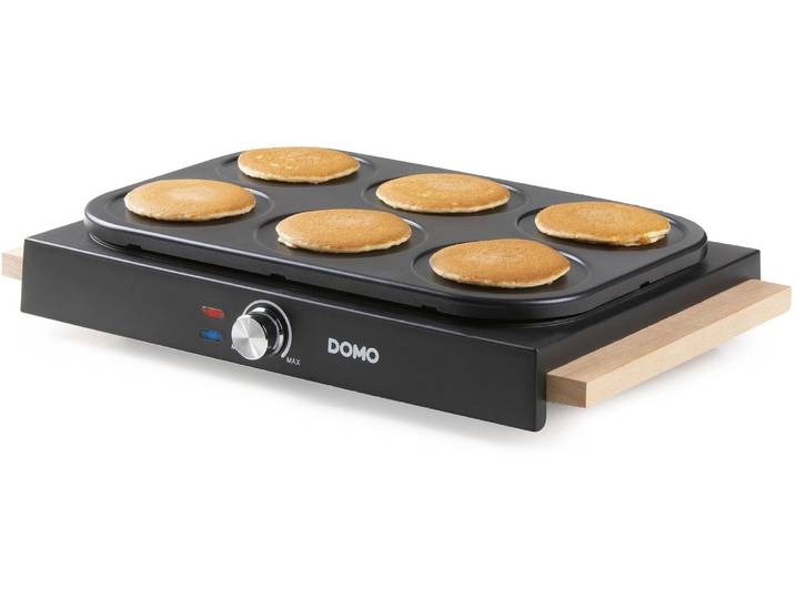 DOMO Crêpesmaker Crêpe Maker DO8717PN , schwarz, B:30,3cm H:9,3cm, Crepesmaker, Crêpesmaker