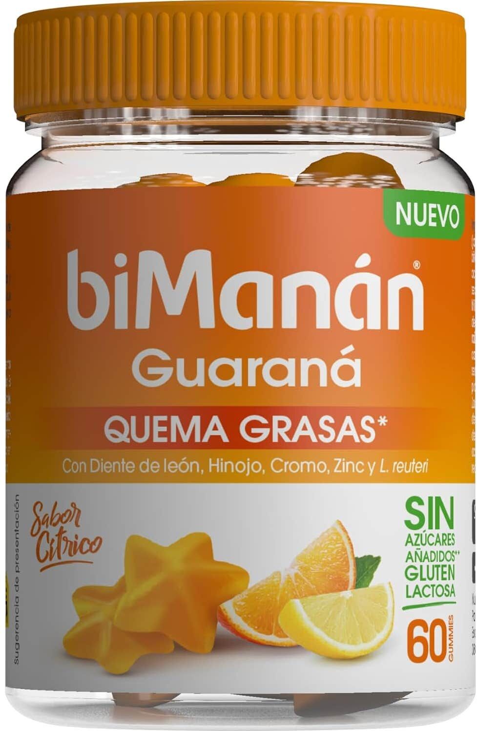 biManán® biManán Gummies Quema Grasas Guaraná 60uds