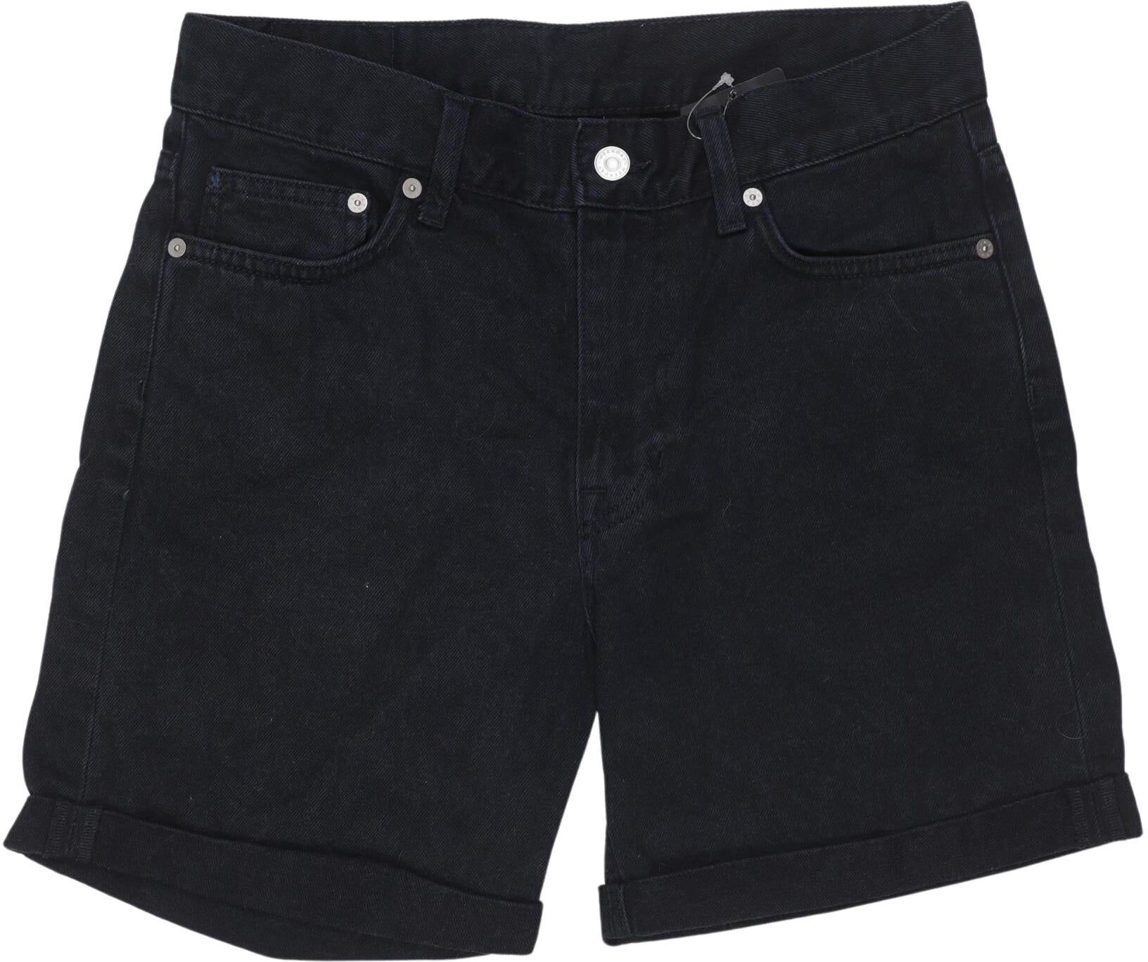 Weekday Herren Shorts, Marineblau, Gr. W28, Baumwolle - Second Hand