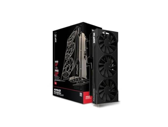 XFX Swift AMD Radeon RX 9070XT Triple Gaming Edition ventilator met 16GB GDDR6 HDMI 3xDP, AMD RDNA™ 4 (RX-97TSWF3B9)