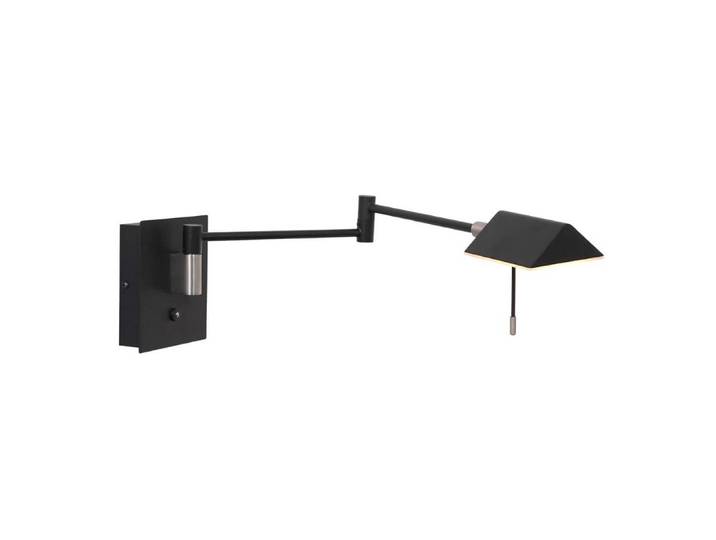 Zwarte wand leeslamp Retina Steinhauer - 3402ZW