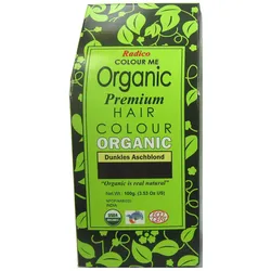 Radico Colour Me Organic Pflanzenhaarfarbe Dunkles Aschblond 100 g
