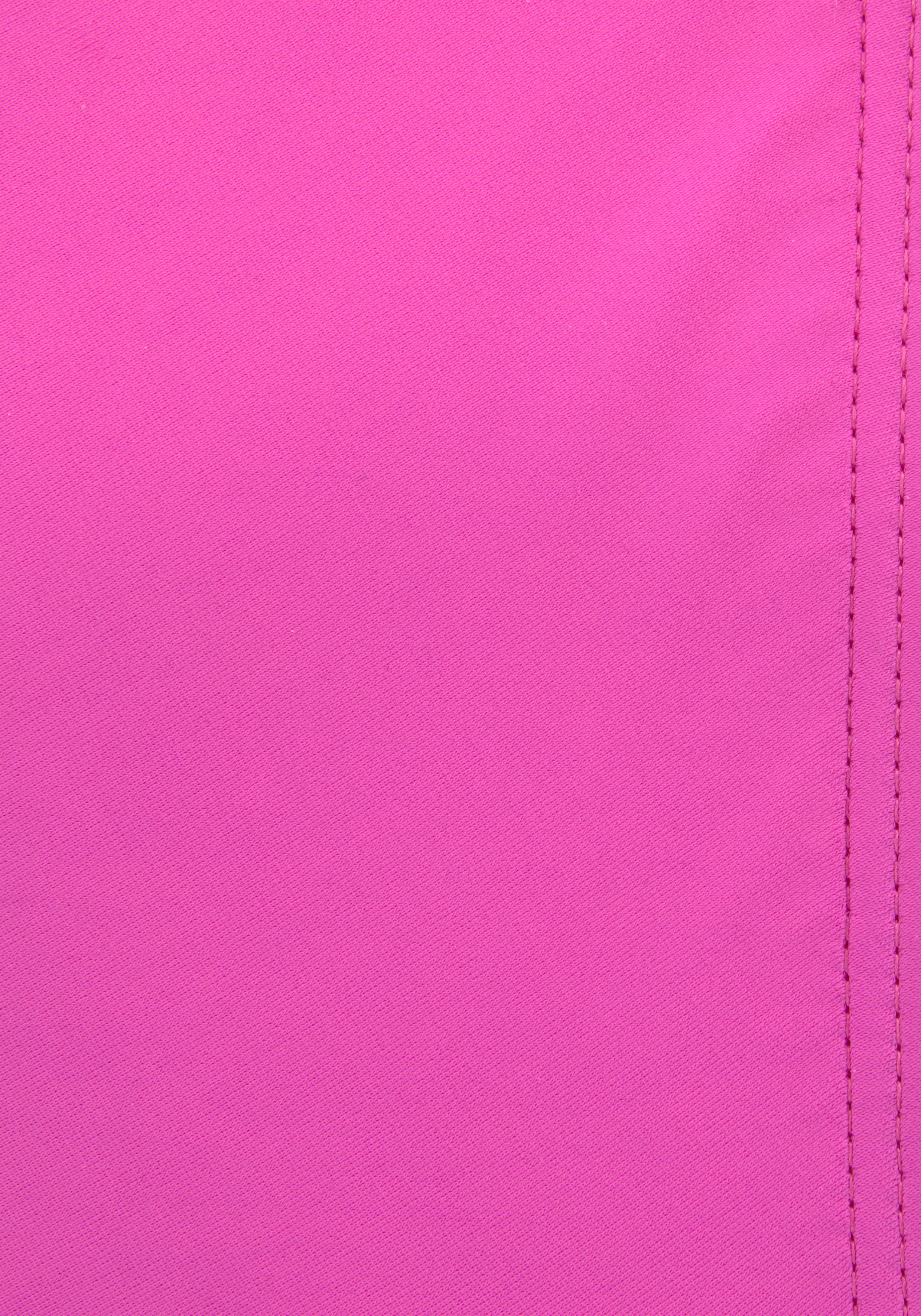 Triangel-Bikini BENCH., Damen, Gr. 36, Cup A/B, pink (pink, orange), Recycling-Polyamid, kontrastfarbene Details, unifarben, Bikini-Sets Triangel-Bikini, gewickelt in zweifarbigem Design