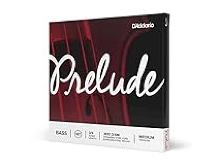 D'Addario Bowed Jeu de cordes pour contrebasse D'Addario Prelude, manche 3/4, tension Medium