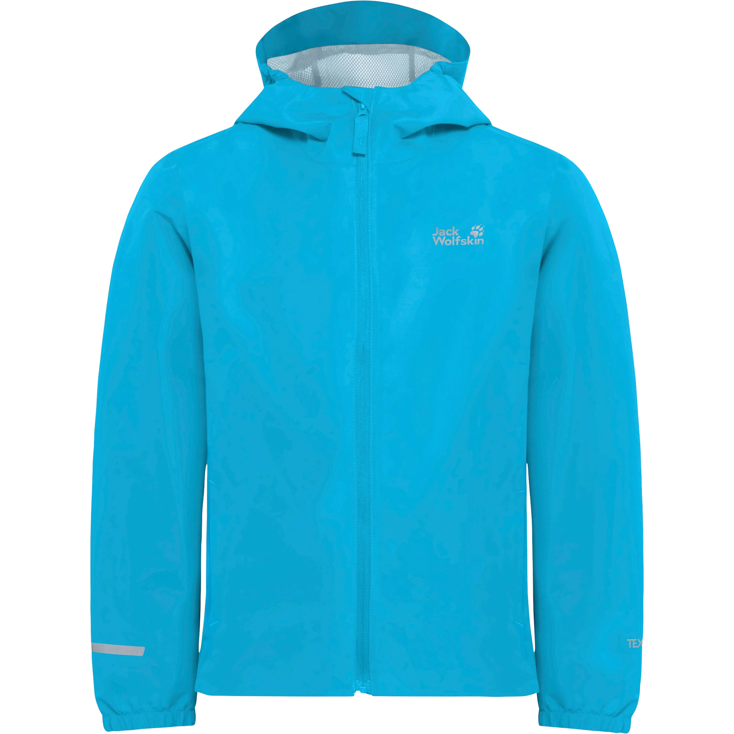 Jack Wolfskin Flaze Kinder Softshelljacke blau Größe 152 Camping Winddicht Wasserabweisend