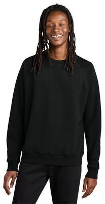 Allmade AL5004 Organic CVC Fleece Crewneck Sweatshirt in Deep Black size XL