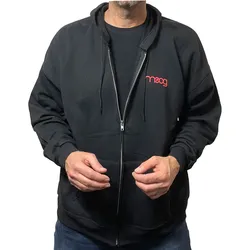 Moog Synthesize Love Zip Hoodie S - Hood Zip