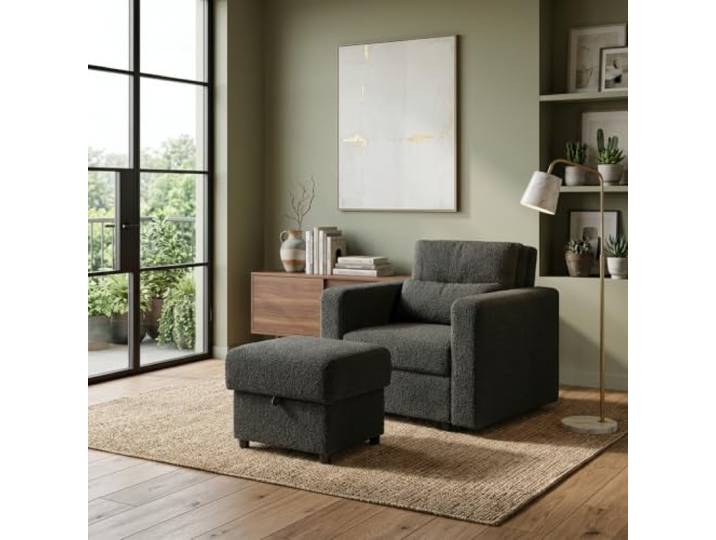 Family Meble Schlafsessel Komo Angel mit Hocker – Variante Angel 17