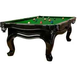 Billardtisch Piano 8 ft., Tuchfarbe: Graphit