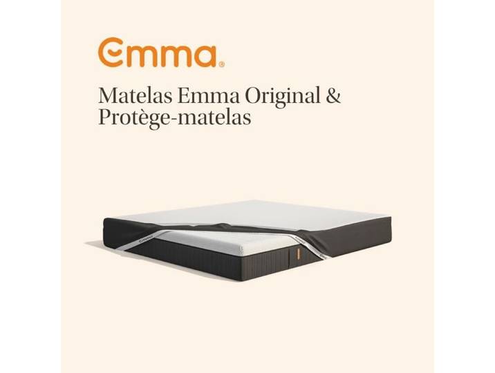 EMMA Matelas Original 140x200 + Protège-matelas Imperméable Emma 140x200