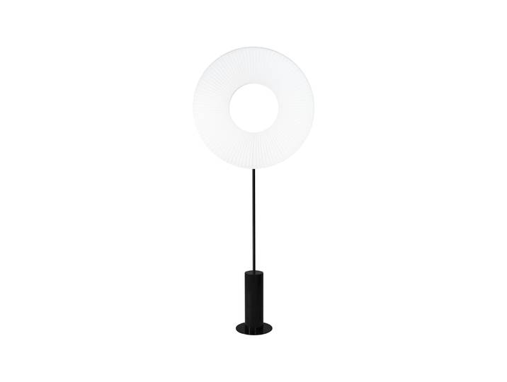 Dix Heures Dix - Lampadaire Iris - Blanc - Tissu acrylique plissé - Designer Fabrice Berrux