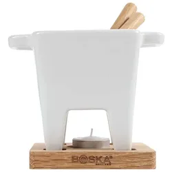 tapas fondue Set - weiß für 2 Personen