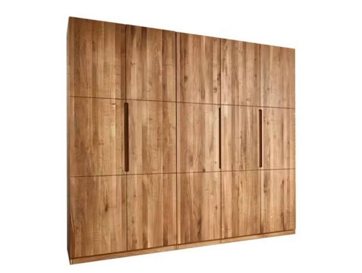 Livetastic Drehtürenschrank, Wildeiche, Holz, Wildeiche, 6 Fächer, 252x223x62 cm, umfangreiches Zubehör erhältlich, Holzmöbel, Holzschränke, Kleiderschränke Holz