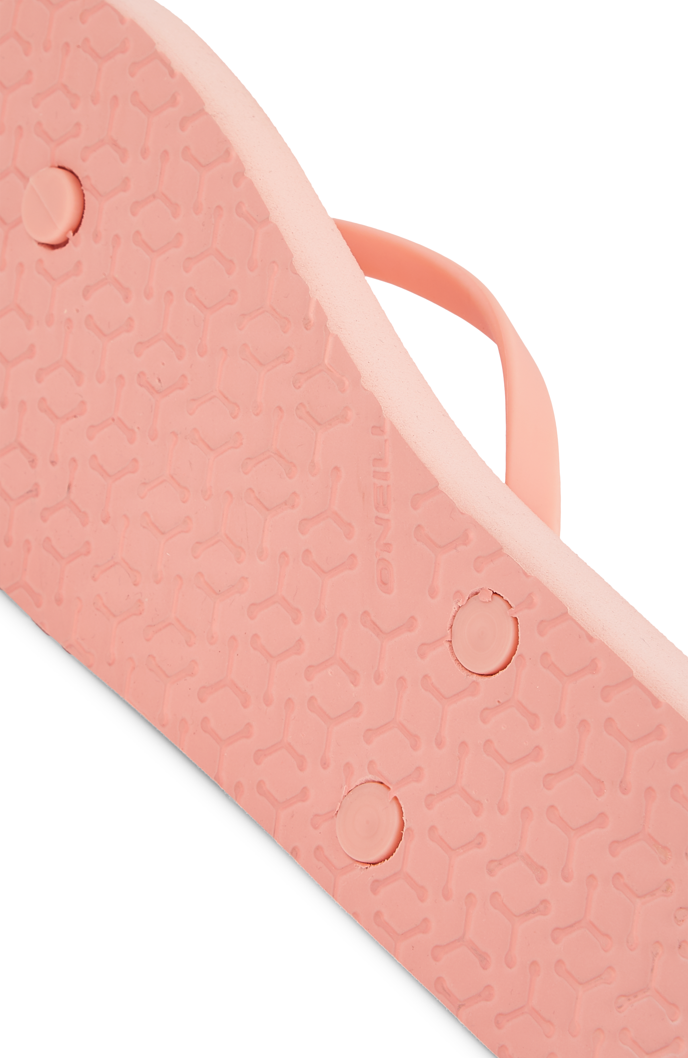 Zehentrenner O'NEILL "PROFILE SMALL LOGO SANDALS", Damen, Gr. 38, rot (coral pink), Synthetik, Schuhe Zehentrenner coral pink 38
