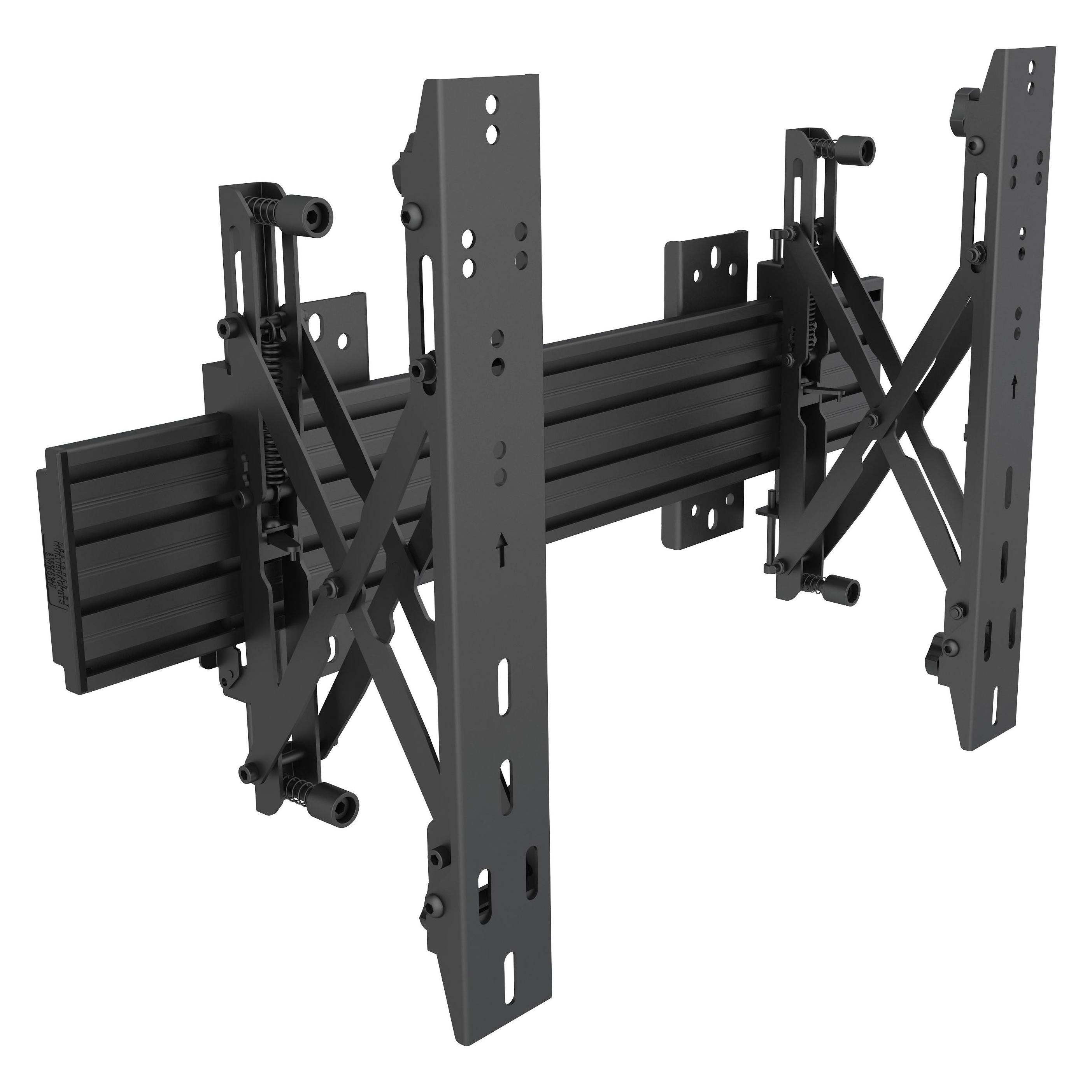 Multibrackets Wandhalter Push in Pop out, 40"-75", schwarz (Wand, 40 kg, 40" - 75") (4115)