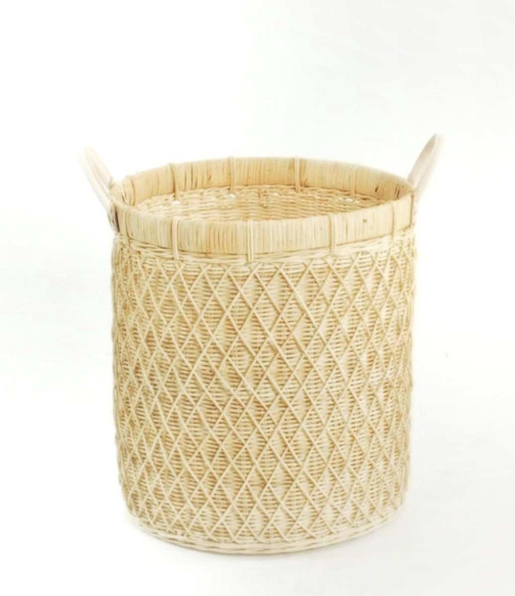 Canal Living Grenada ronde rieten mand - B/D/H: 40 x 40 x 50 cm