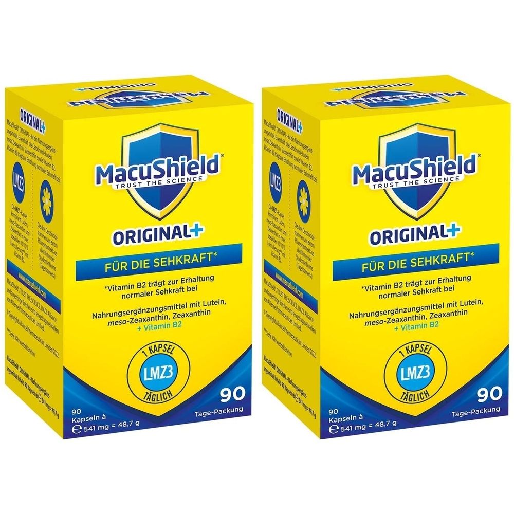 Macushield Original+ 90-Tage Weichkapseln 2x 2x90 St